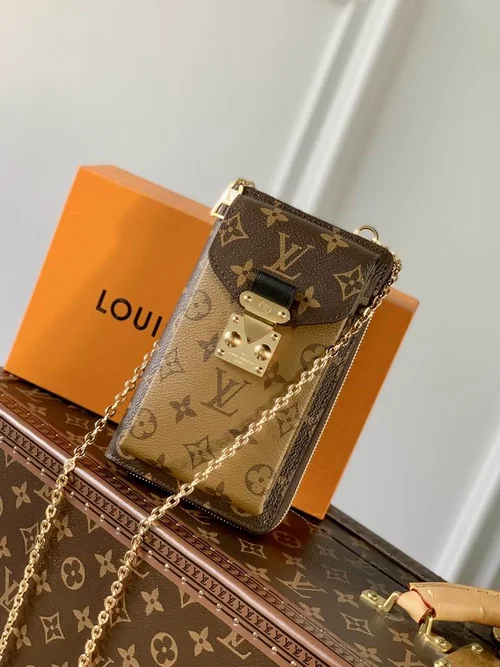 Louis Vuitton Original Phone Pouch Authentic Monogram Canvas