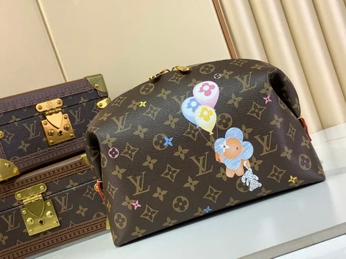Louis Vuitton Original Beauty Cosmetic Bag Authentic Monogram