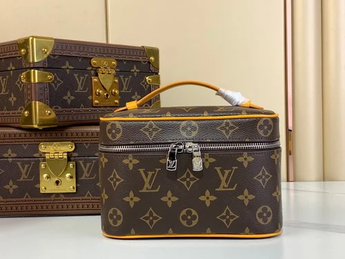Louis Vuitton Original Beauty Cosmetic Bag Authentic Monogram