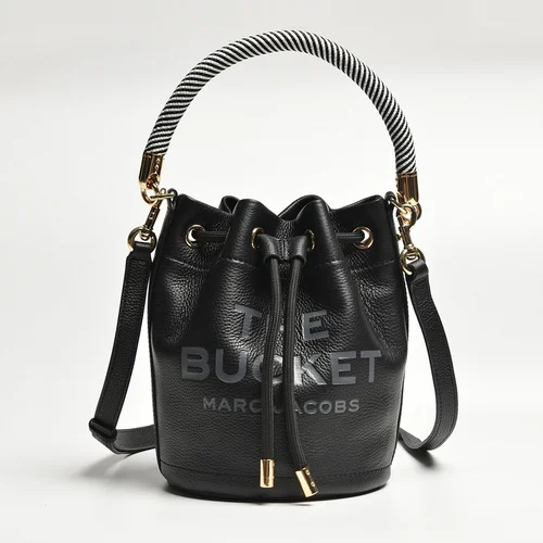 Marc Jacobs Original Bucket Bag Authentic Canvas Leather