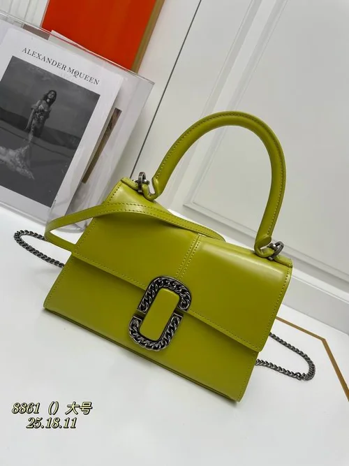 11 Marc Jacobs Handbag Medium Women Luxury Canvas Leather