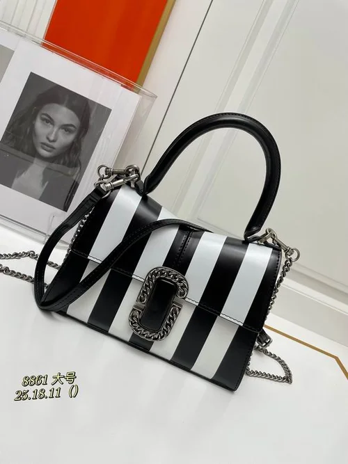 11 Marc Jacobs Handbag Medium Women Luxury Canvas Leather