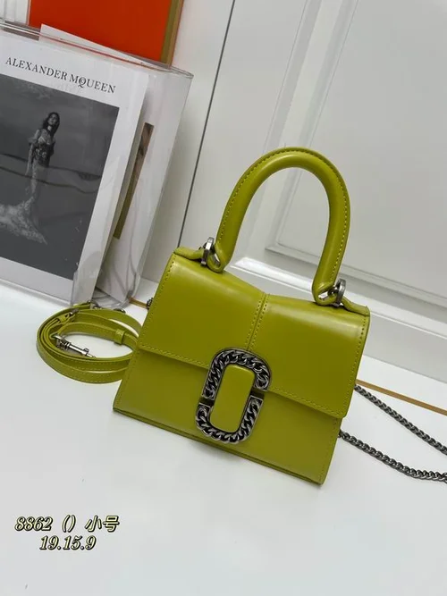 11 Marc Jacobs Handbag Medium Women Luxury Canvas Leather