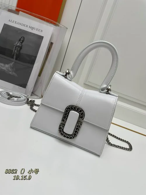 11 Marc Jacobs Handbag Medium Women Luxury Canvas Leather