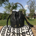 Marc Jacobs Original Bucket Bag Authentic Canvas Leather