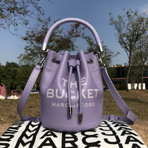 Marc Jacobs Original Bucket Bag Authentic Canvas Leather