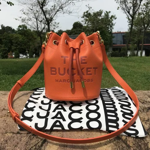 Marc Jacobs Original Bucket Bag Authentic Canvas Leather