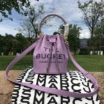 Marc Jacobs Original Bucket Bag Authentic Canvas Leather