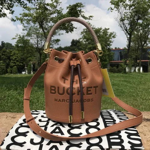 Marc Jacobs Original Bucket Bag Authentic Canvas Leather