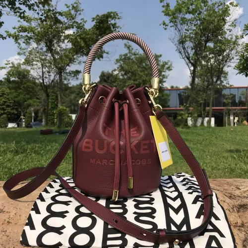 Marc Jacobs Original Bucket Bag Authentic Canvas Leather