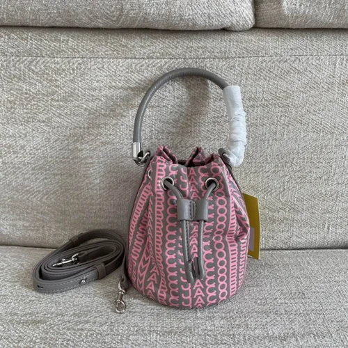 Marc Jacobs Original Bucket Bag Authentic Canvas Leather