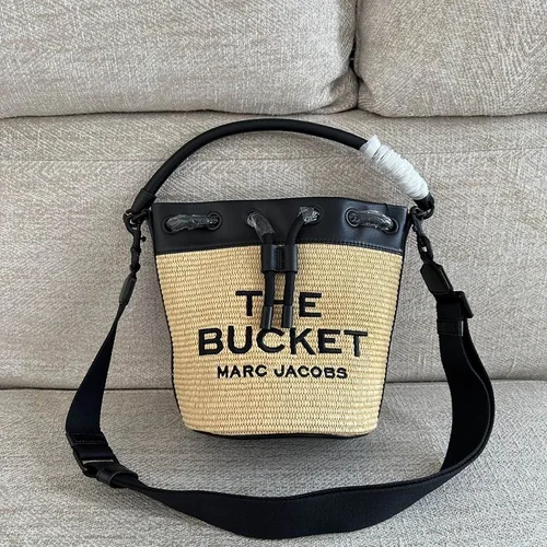 Marc Jacobs Original Bucket Bag Authentic Canvas Leather