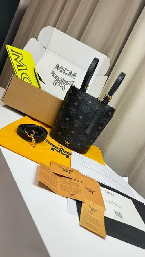 MCM Original Large Tote Shopping Bag Authentic Visetos