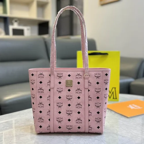 MCM Original Large Tote Shopping Bag Authentic Visetos