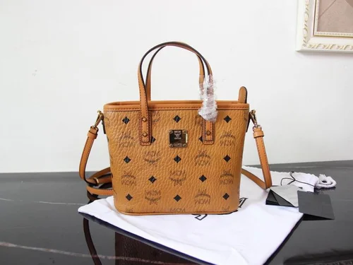 11 MCM Large Tote Shopping Bag Women Luxury Visetos Canvas