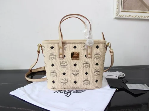 11 MCM Large Tote Shopping Bag Women Luxury Visetos Canvas