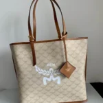 11 MCM Large Tote Shopping Bag Women Luxury Visetos Canvas