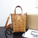 11 MCM Large Tote Shopping Bag Women Luxury Visetos Canvas