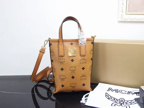 11 MCM Large Tote Shopping Bag Women Luxury Visetos Canvas