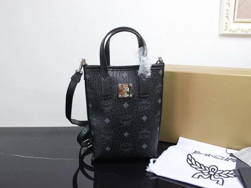 11 MCM Large Tote Shopping Bag Women Luxury Visetos Canvas