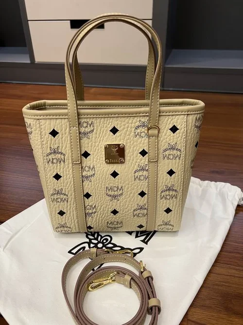 11 MCM Large Tote Shopping Bag Women Luxury Visetos Canvas