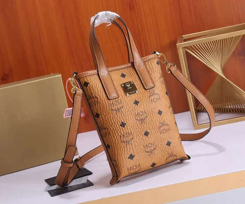 11 MCM Large Tote Shopping Bag Women Luxury Visetos Canvas