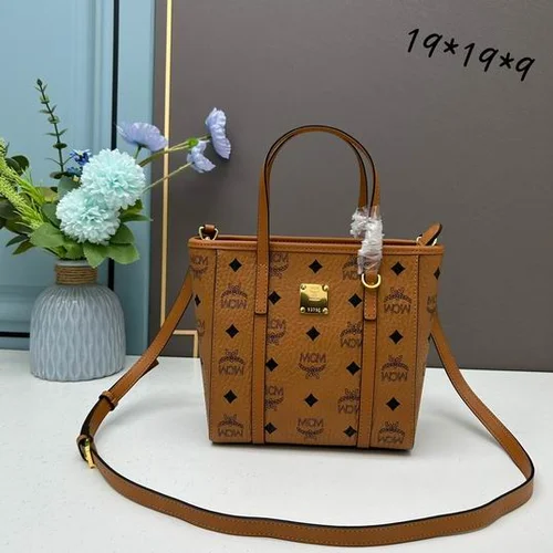11 MCM Large Tote Shopping Bag Women Luxury Visetos Canvas