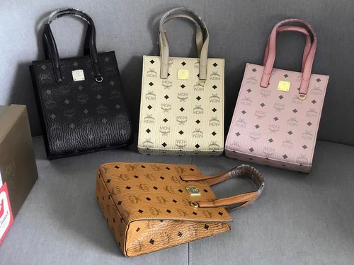 11 MCM Large Tote Shopping Bag Women Luxury Visetos Canvas