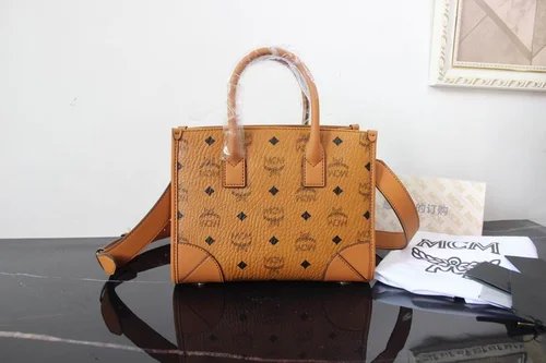11 MCM Large Tote Shopping Bag Women Luxury Visetos Canvas