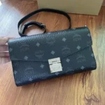 11 MCM Women's Shoulder Bags Luxury Visetos Coated Canvas