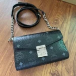 11 MCM Women's Shoulder Bags Luxury Visetos Coated Canvas