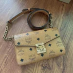 11 MCM Women's Shoulder Bags Luxury Visetos Coated Canvas