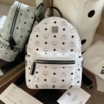 MCM Original Backpack Authentic Visetos Coated Canvas