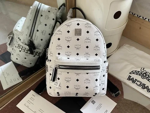 MCM Original Backpack Authentic Visetos Coated Canvas