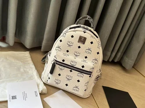 MCM Original Backpack Authentic Visetos Coated Canvas