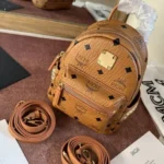 MCM Original Backpack Authentic Visetos Coated Canvas