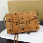 MCM Original Crossbody Bag Authentic Visetos Canvas