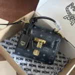 MCM Original Crossbody Bag Authentic Visetos Canvas