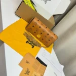 MCM Original Crossbody Bag Authentic Visetos Canvas