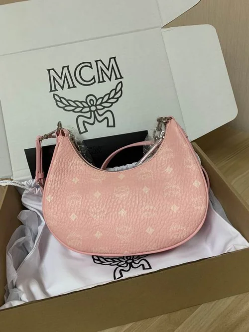 11 MCM Moon Crescent Bag Women Luxury Visetos Designer