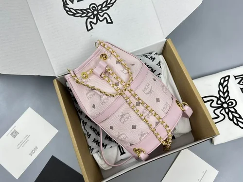 11 MCM Bucket Bags Small Women Luxury Visetos Canvas