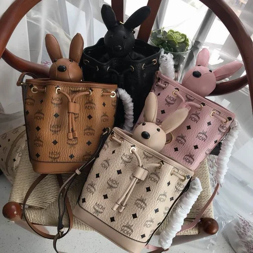 11 MCM Bucket Bags Small Women Luxury Visetos Canvas