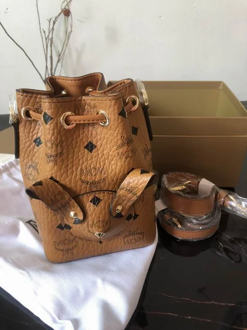 11 MCM Bucket Bags Small Women Luxury Visetos Canvas