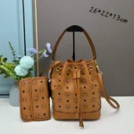 11 MCM Bucket Bags Small Women Luxury Visetos Canvas