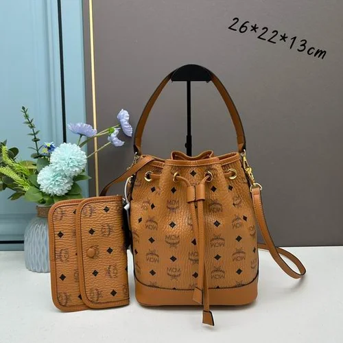 11 MCM Bucket Bags Small Women Luxury Visetos Canvas