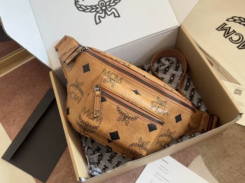 11 MCM Waist Bags Belt Bag Women Luxury Visetos Canvas