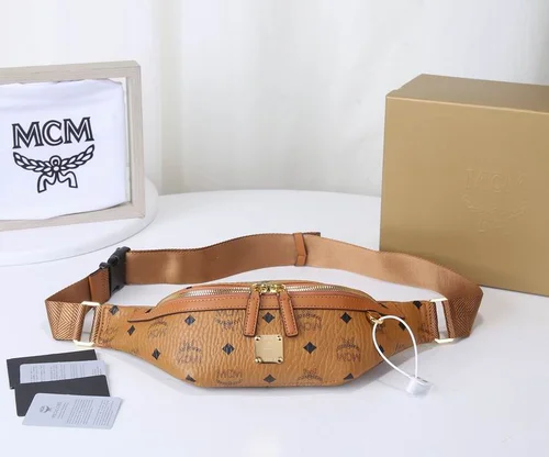 11 MCM Waist Bags Belt Bag Women Luxury Visetos Canvas