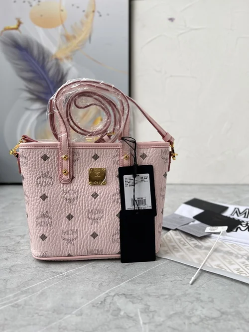 MCM Original Large Shopping Bag Authentic Visetos Canvas