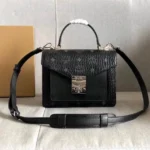 MCM Original Organ Bag Authentic Visetos Coated Canvas