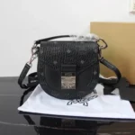 MCM Original Saddle Bag Authentic Visetos Canvas